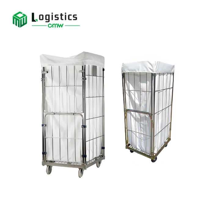 4 Sided Laundry Roll Cage